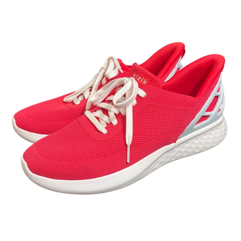 Kizik Athens Sneakers Mens 9.5 Womens 11 Pink Hands-Free Slip On Shoes‎ J2FC